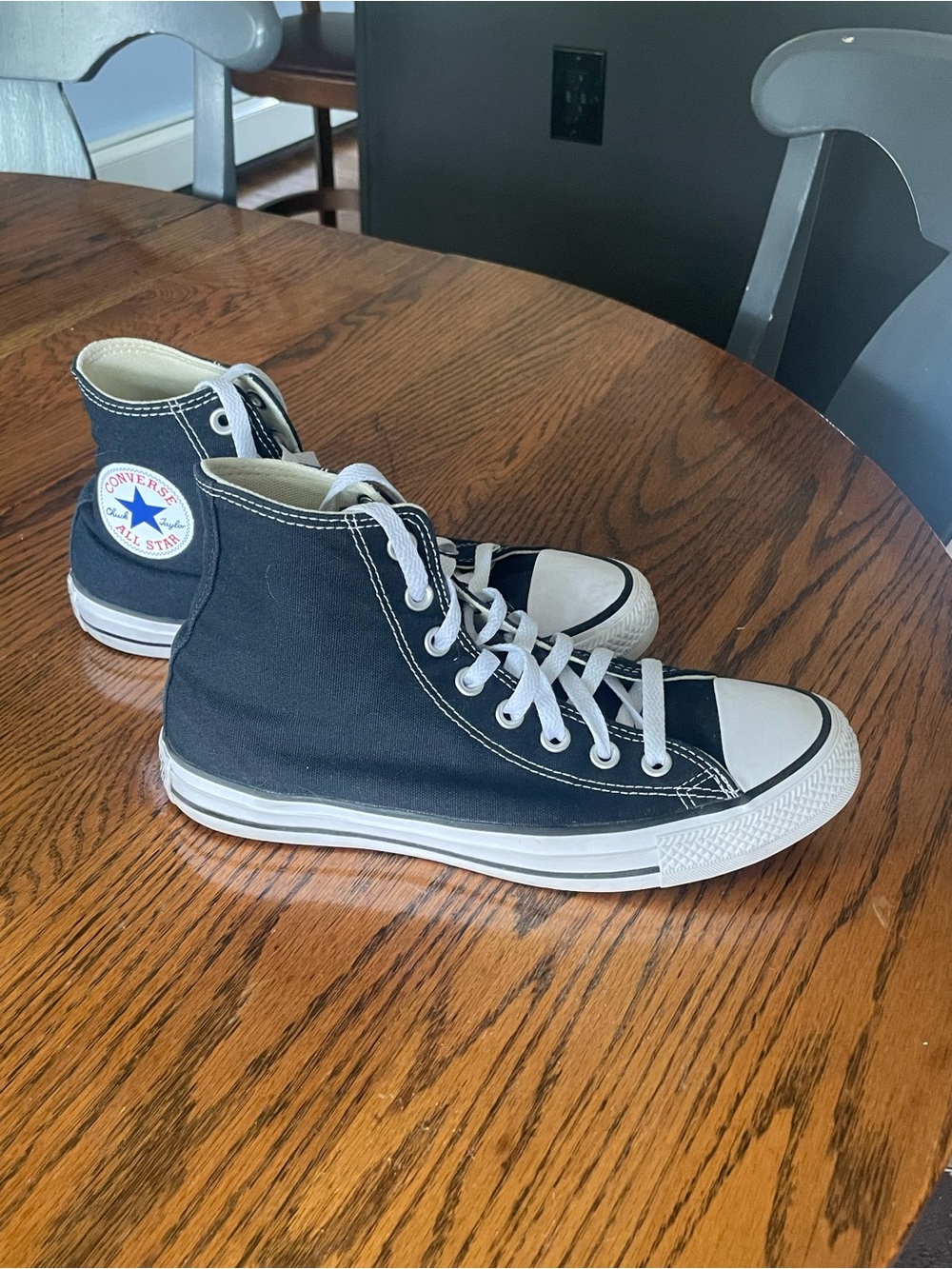 Converse High Tops Black Size W9
